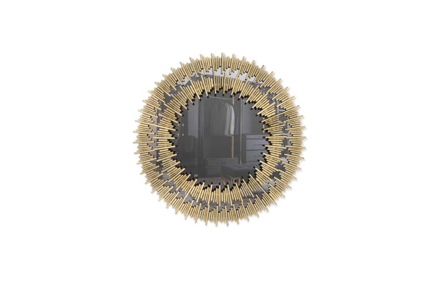 Scala Mirror - Is Made In Gold-Plated Brass