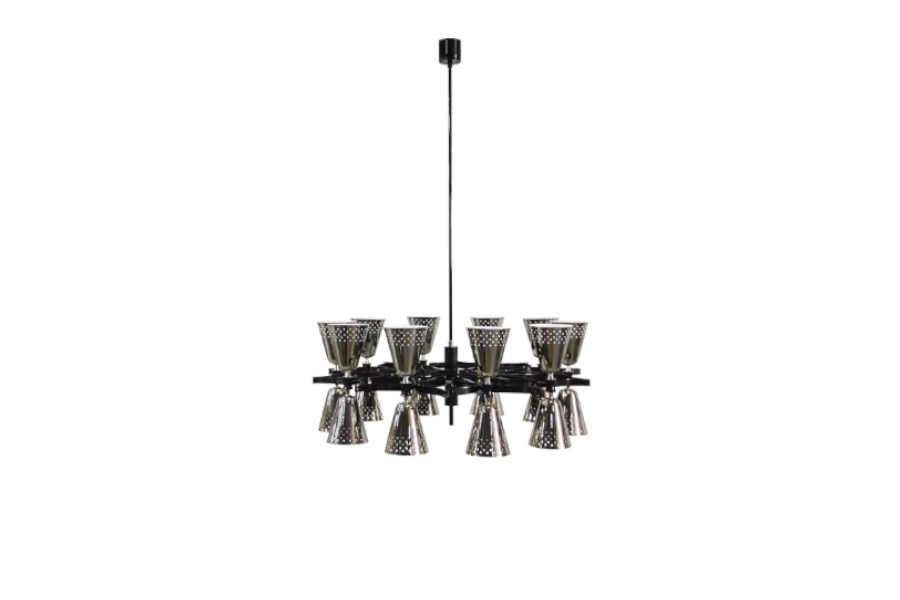 Charles Suspension Light - Is Handmade In Brass For A Modern Living Room Design