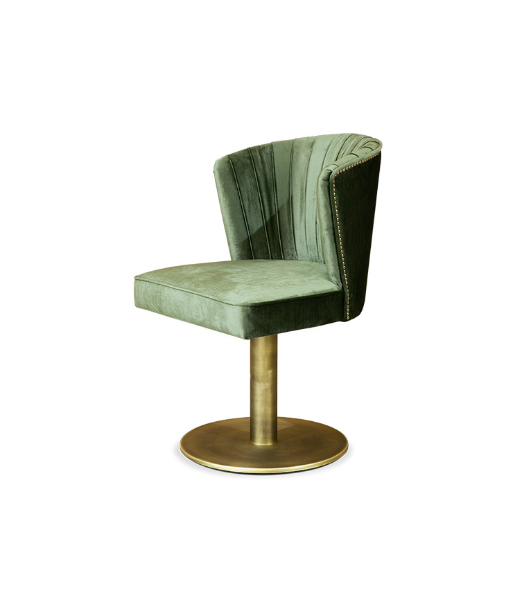 Nuka II Dining Chair - Upholstered In Velvet - Home'Society
