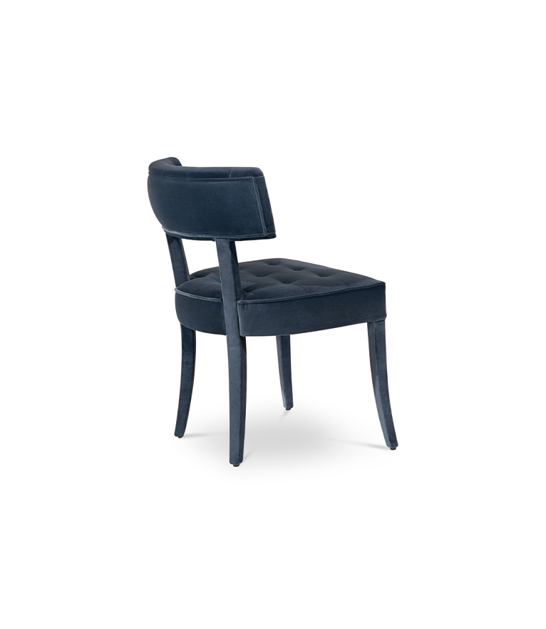 Zulu Dining Chair - Button-Tufted Fully Upholstered Velvet Modern Contemporary - Home'Society