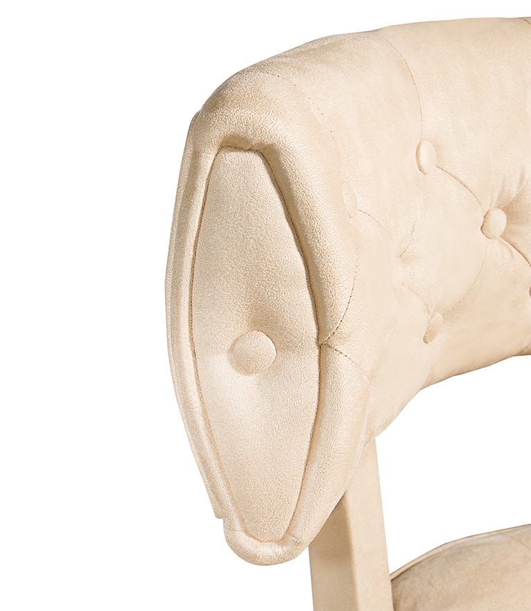 Zulu Dining Chair - Button-Tufted Fully Upholstered Velvet Modern Contemporary - Home'Society