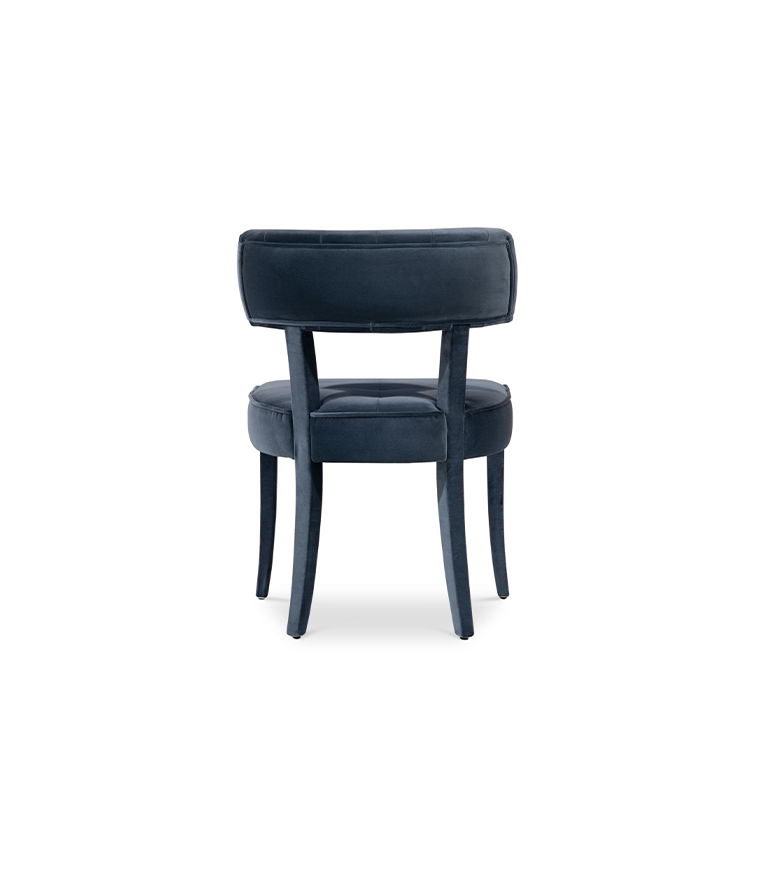 Zulu Dining Chair - Button-Tufted Fully Upholstered Velvet Modern Contemporary - Home'Society