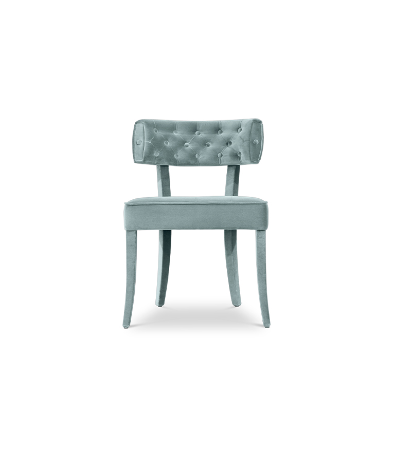 Zulu Dining Chair - Button-Tufted Fully Upholstered Velvet Modern Contemporary - Home'Society