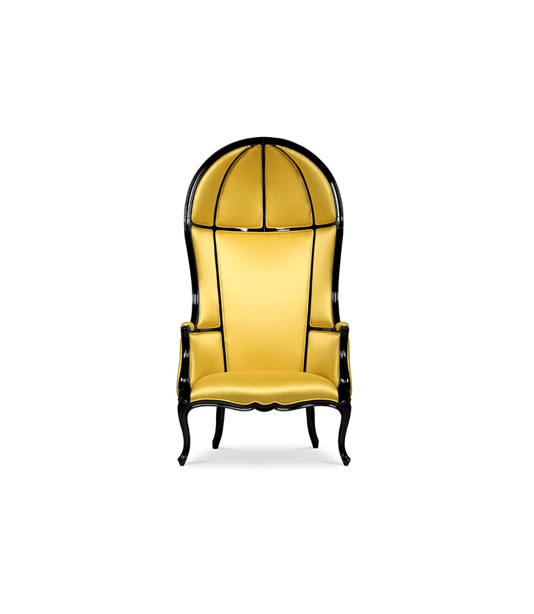 Namib Armchair - with Glossy Black Details Modern Classic - Home'Society