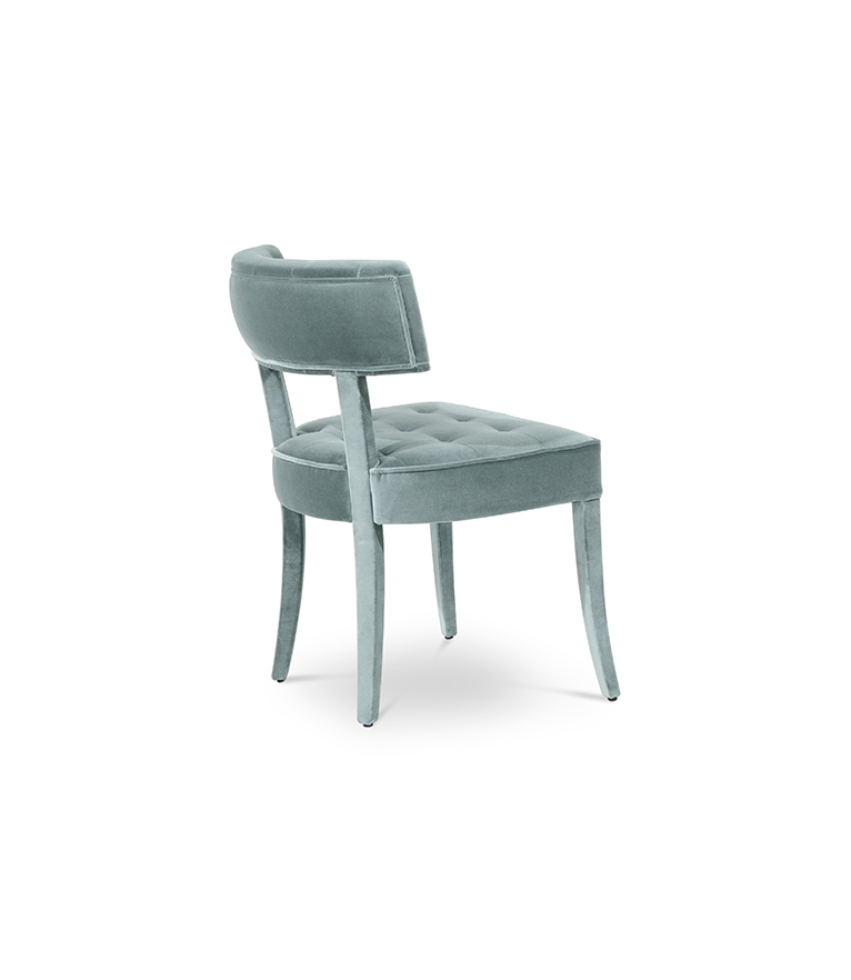 Zulu Dining Chair - Button-Tufted Fully Upholstered Velvet Modern Contemporary - Home'Society