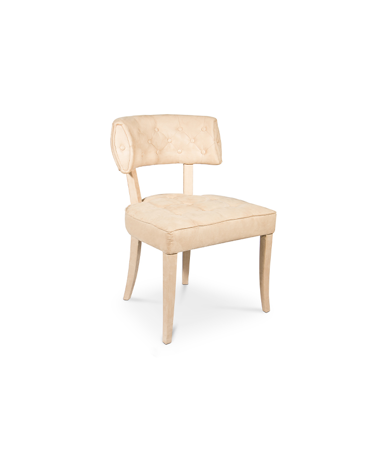 Zulu Dining Chair - Button-Tufted Fully Upholstered Velvet Modern Contemporary - Home'Society