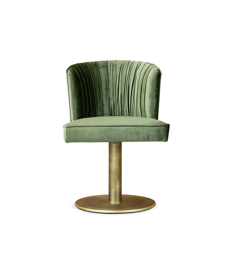 Nuka II Dining Chair - Upholstered In Velvet - Home'Society
