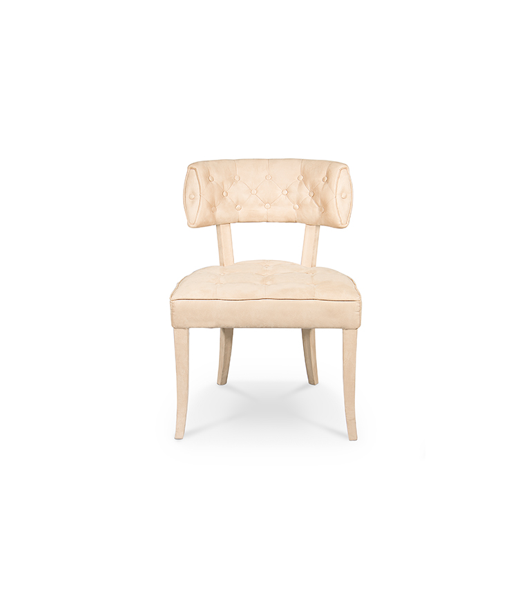 Zulu Dining Chair - Button-Tufted Fully Upholstered Velvet Modern Contemporary - Home'Society
