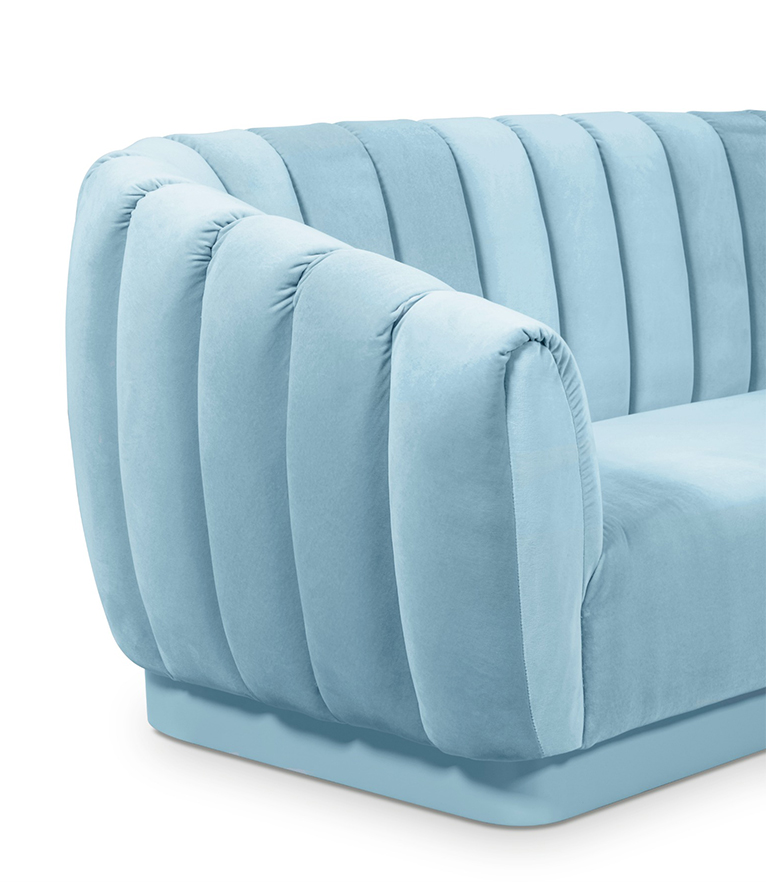 Oreas Sofa - A Luxurious Channel-Tufted Cotton Velvet Sofa, Perfect For Any Home - Home'Society