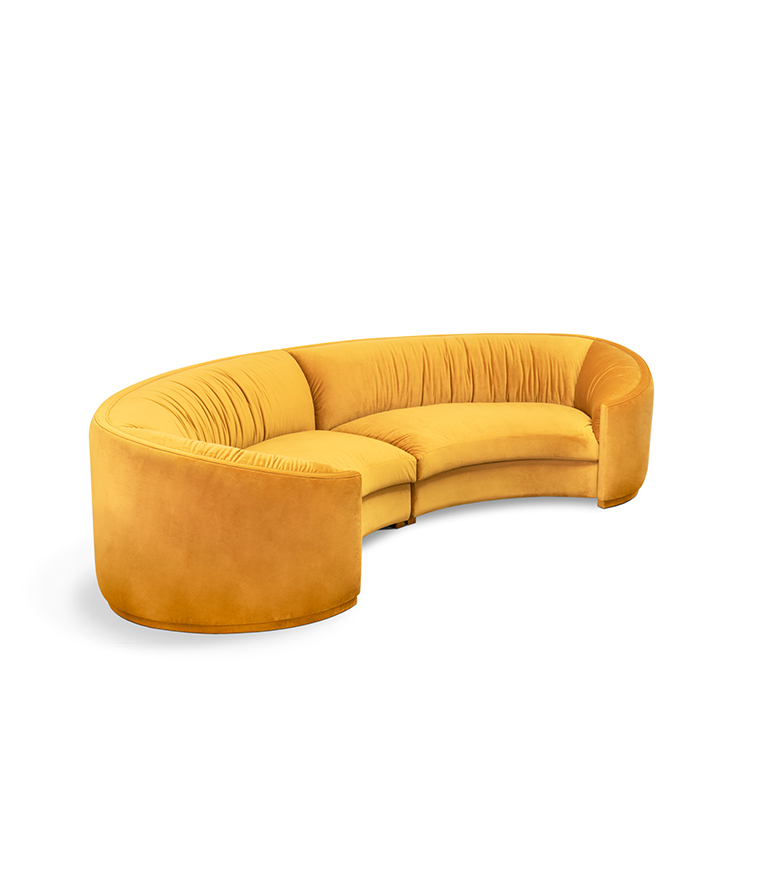 WALES Round Two Sofa - A Contemporary Modern Curved Soft Sofa Inspired By The Land Of Castles - Home'Society