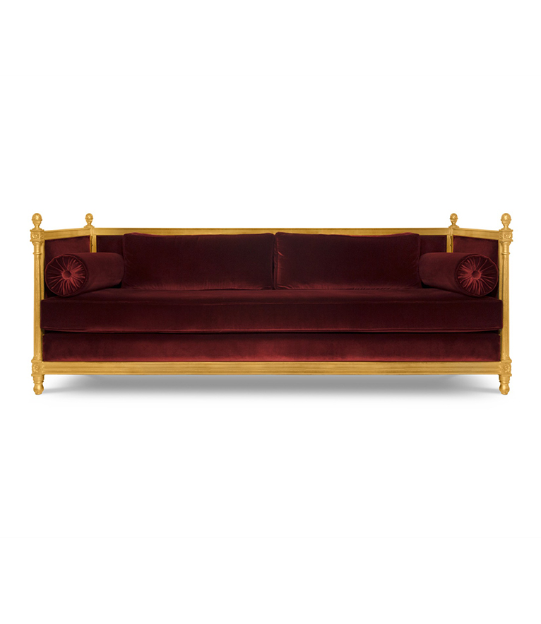 Malkiy Sofa - With A Modern Design Upholstered In Velvet - Home'Society