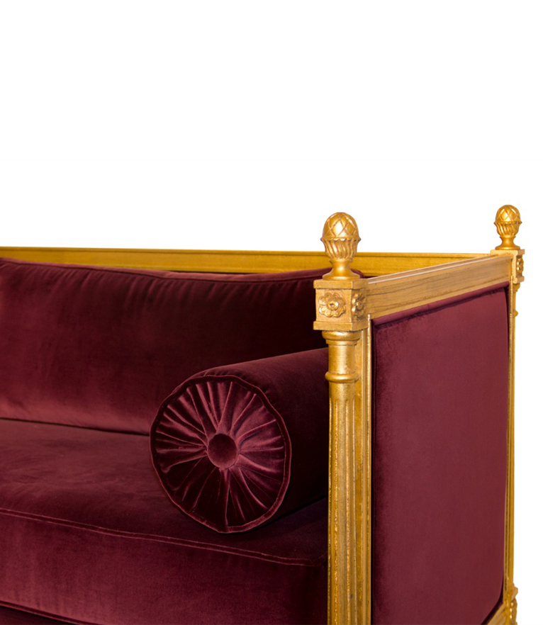 Malkiy Sofa - With A Modern Design Upholstered In Velvet - Home'Society