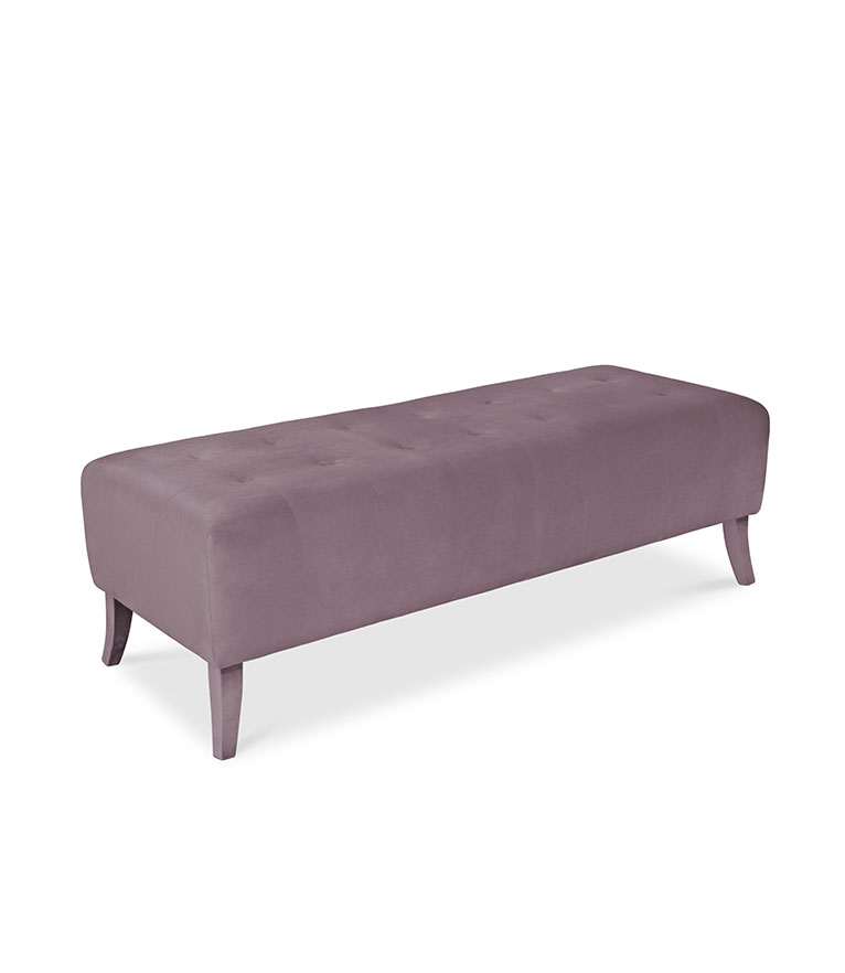 Naj Bench - Fully Upholstered In Velvet With A Modern Design - Home'Society