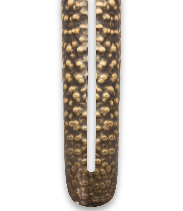 Shaka Wall Light - Hammered Aged Brass Design Modern Contemporary - Home'Society