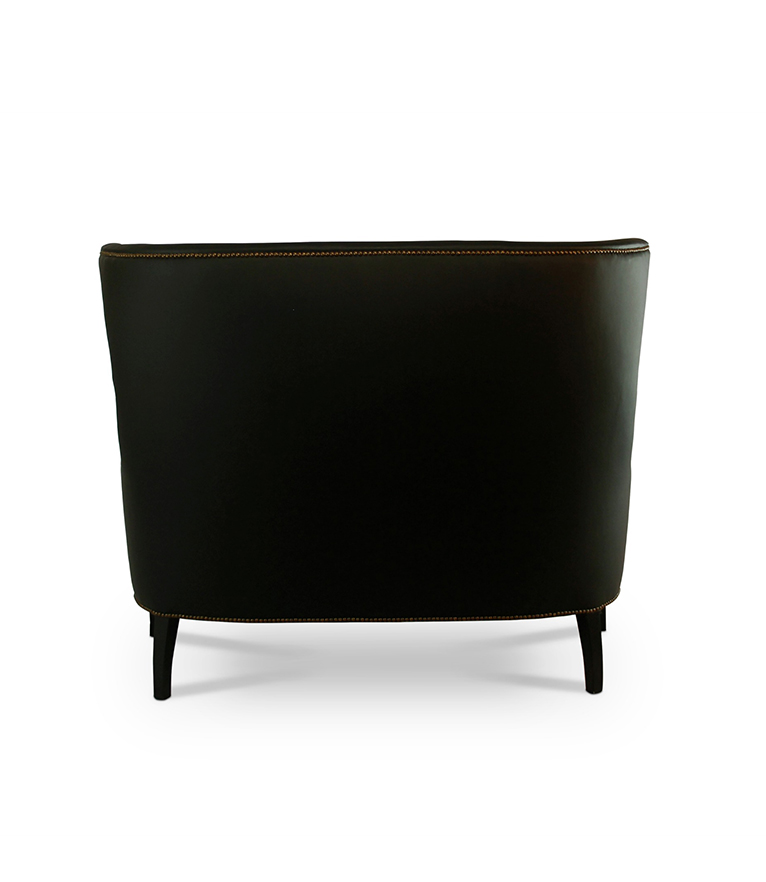 Dukono 2 Seat Sofa - Modern Design with Black Matte Lacquer Legs - Home'Society