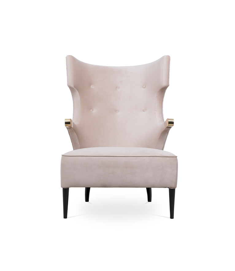 Sika Wingback Armchair - with Black Legs Modern - Home'Society