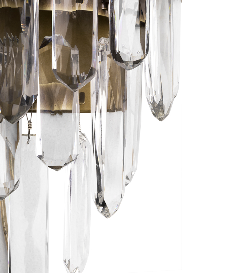 Naicca Wall Light - Quartz Cyrstal Diffuser Modern Classic - Home'Society