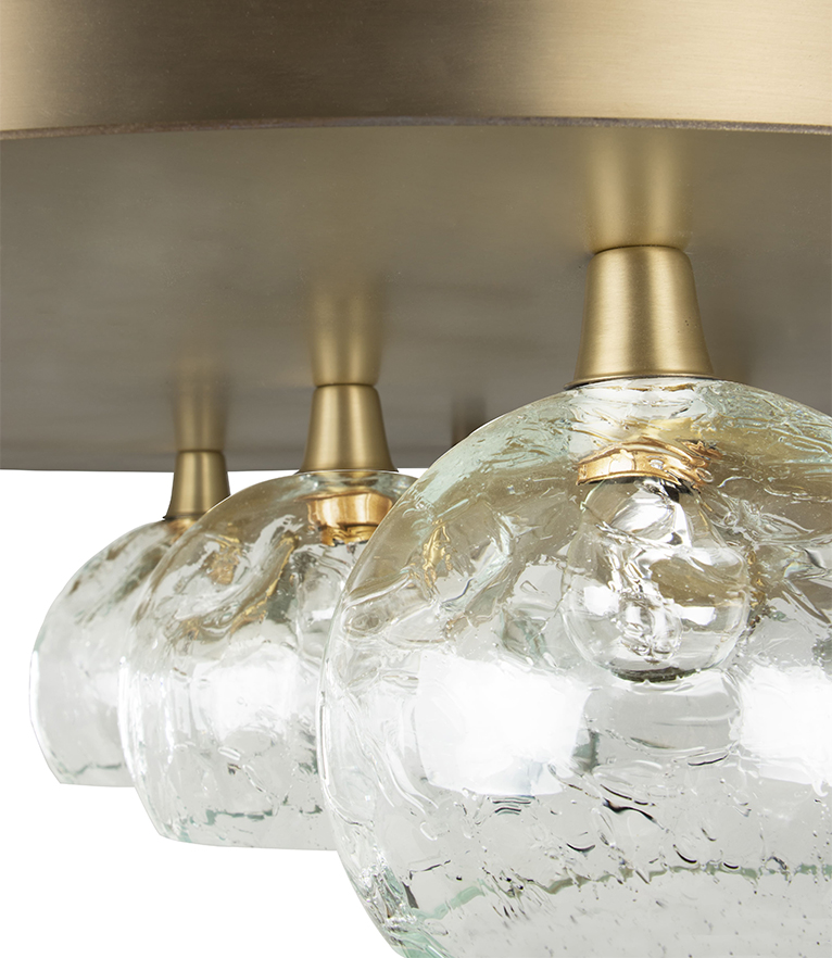 Horus Plafonier - Ceiling Light Made In Matte Brass With A Modern Design - Home'Society
