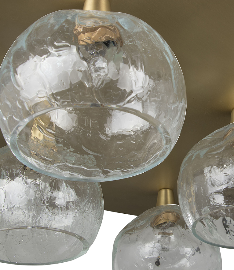 Horus Plafonier - Ceiling Light Made In Matte Brass With A Modern Design - Home'Society