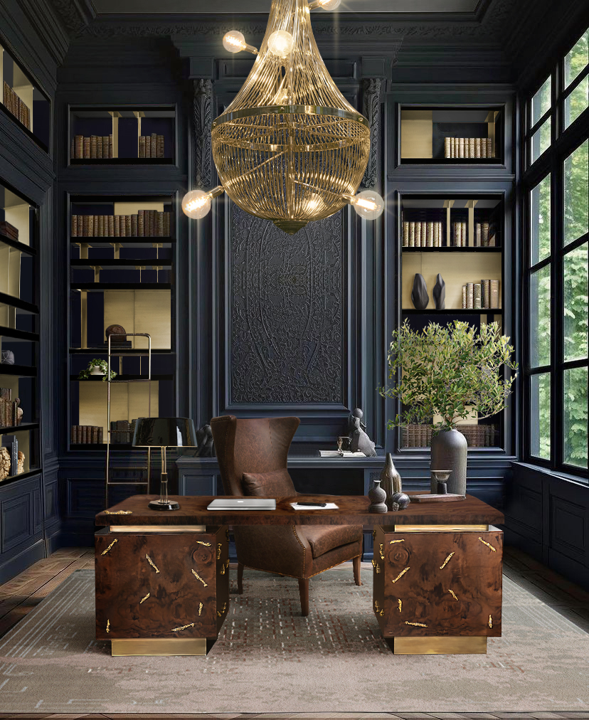 Achieve Timeless Elegance by Blending Classic and Modern Styles in Your Home Office - Home'Society
