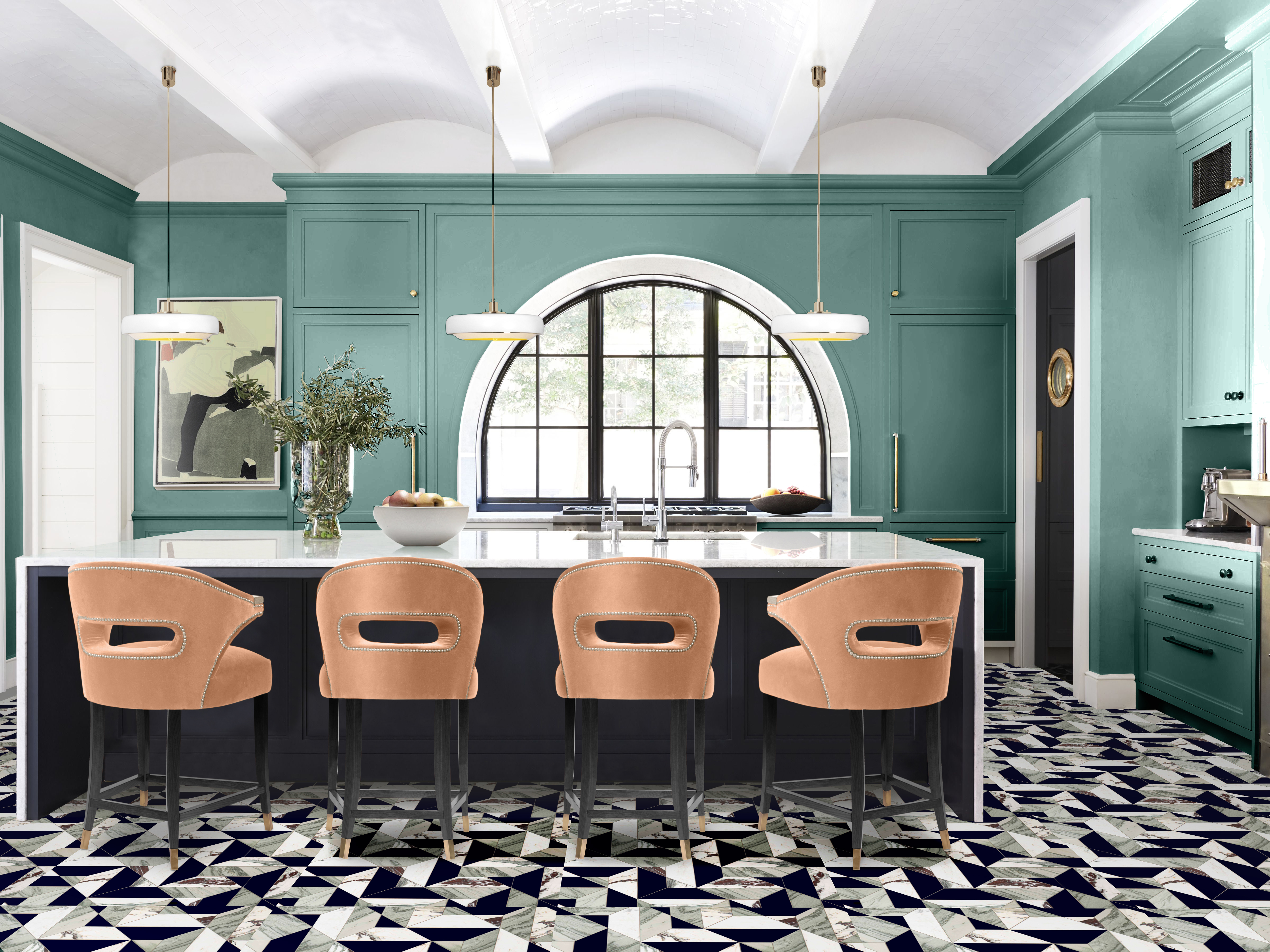 Peach Fuzz Kitchen Design - Home'Society