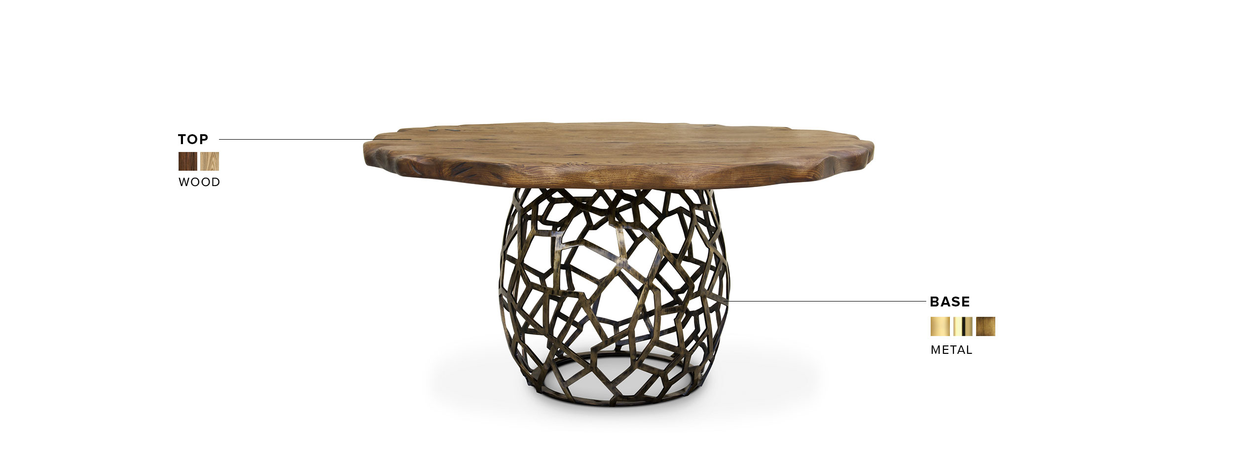 Apis Dining Table - The Perfect Dining Table for a Modern Mid-Century Home - Home'Society