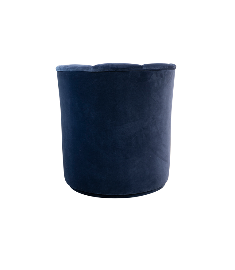 Begonia Swivel Armchair - With Soft Cotton Velvet Upholstery - Home'Society