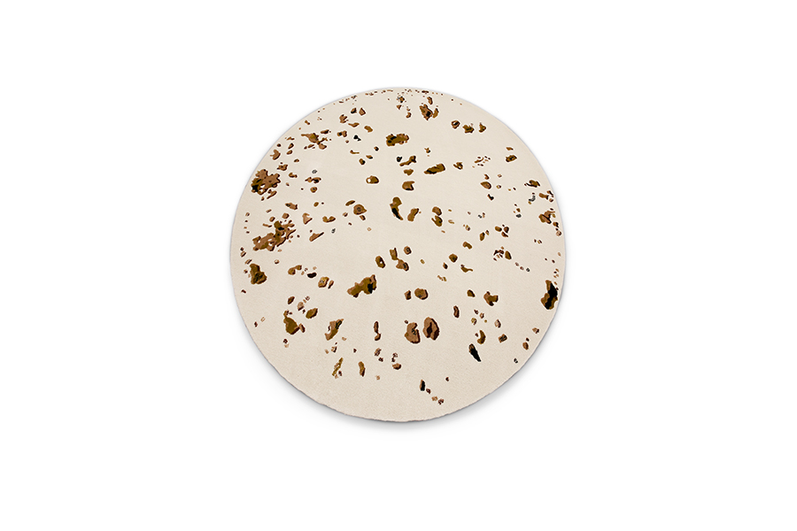 Oslo II Round Rug - With Bamboo Silk and New Zealand Wool