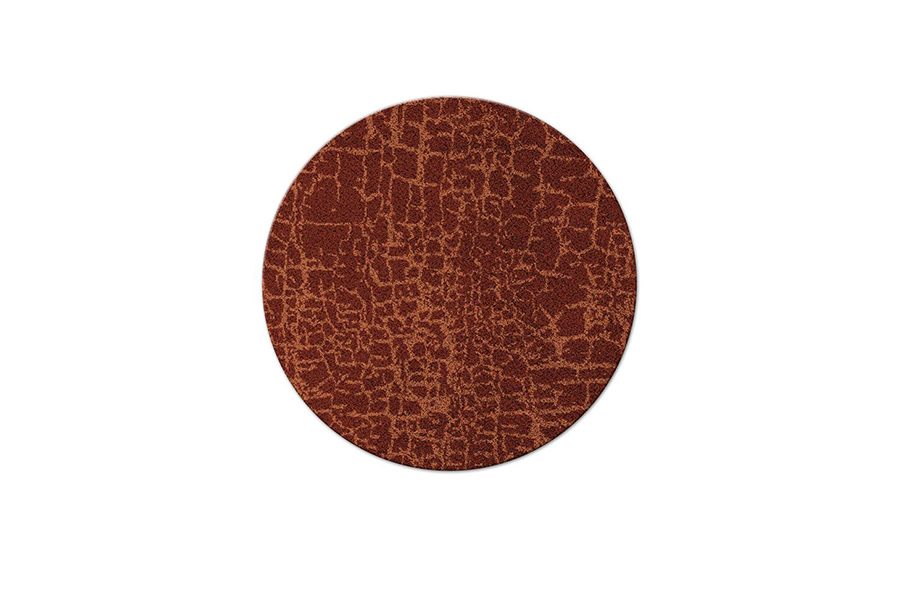 Himba Round Rug - With Natural Wool and Botanical Silk