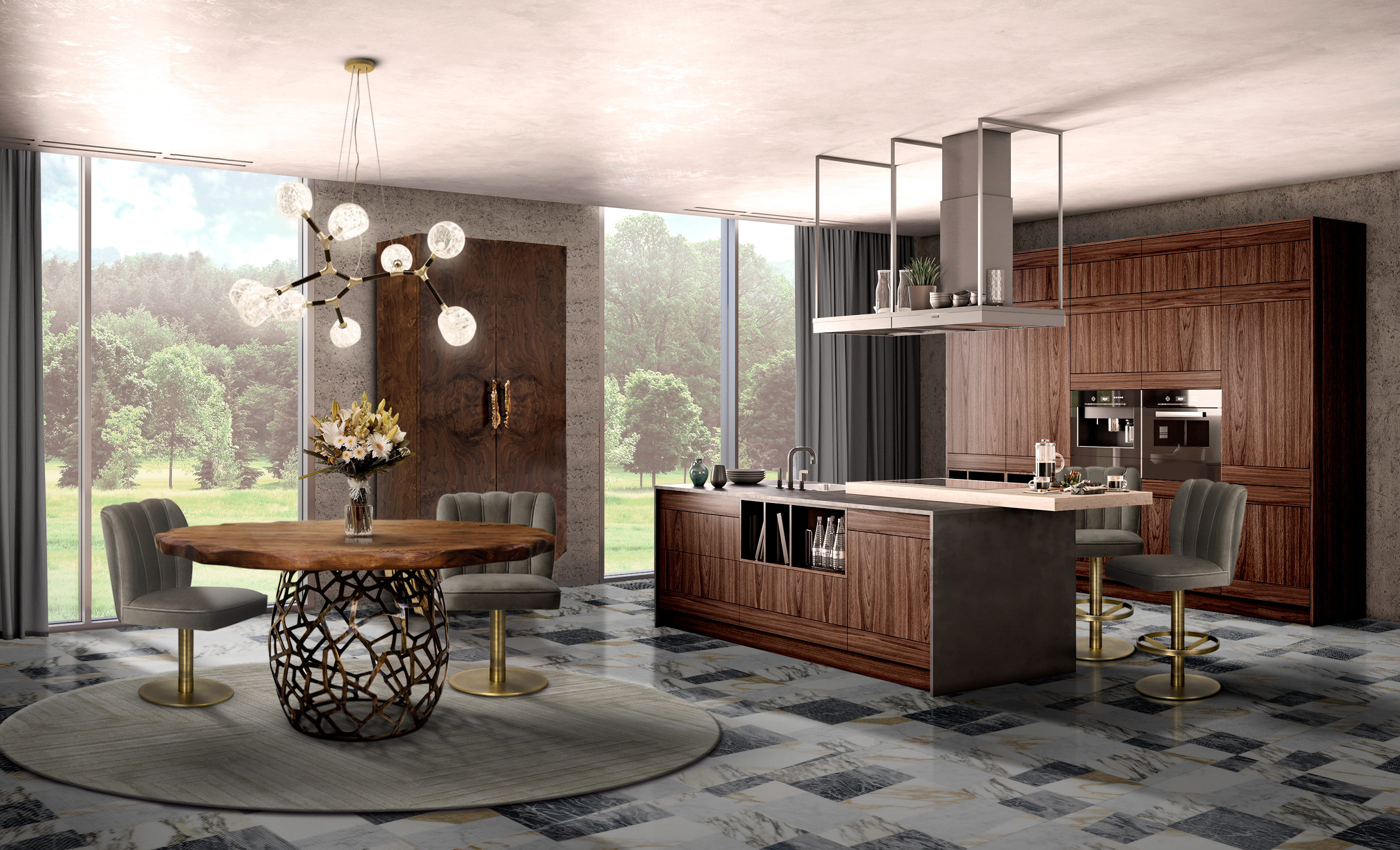 Modern Dining Area Set - Home'Society