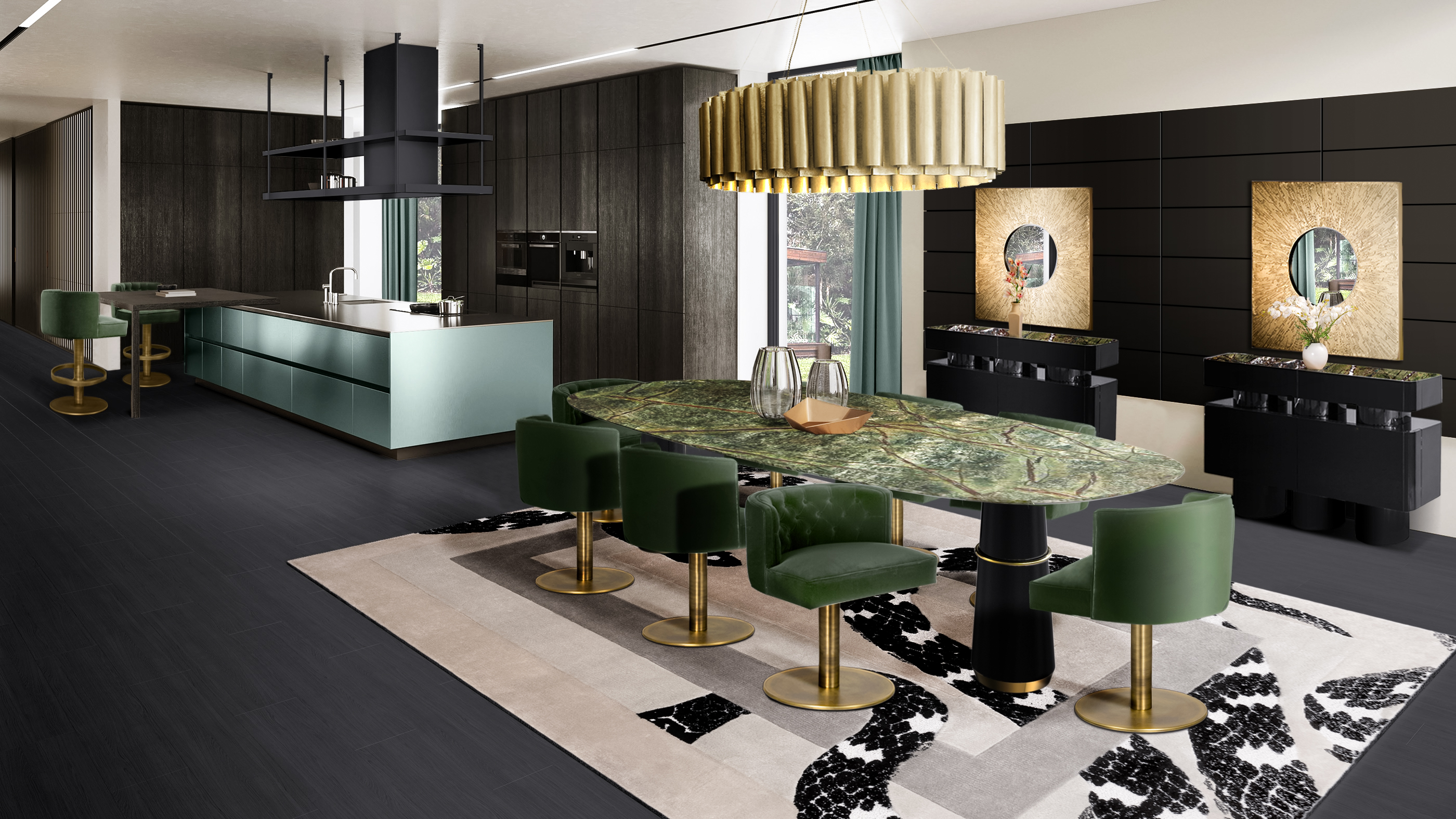 Sophisticated Dining Area Design - Home'Society