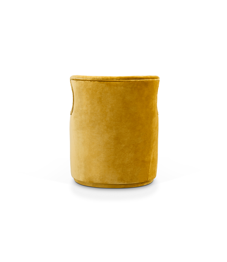 Dukono II Swivel Armchair - Upholstered Velvet with unique design - Home'Society