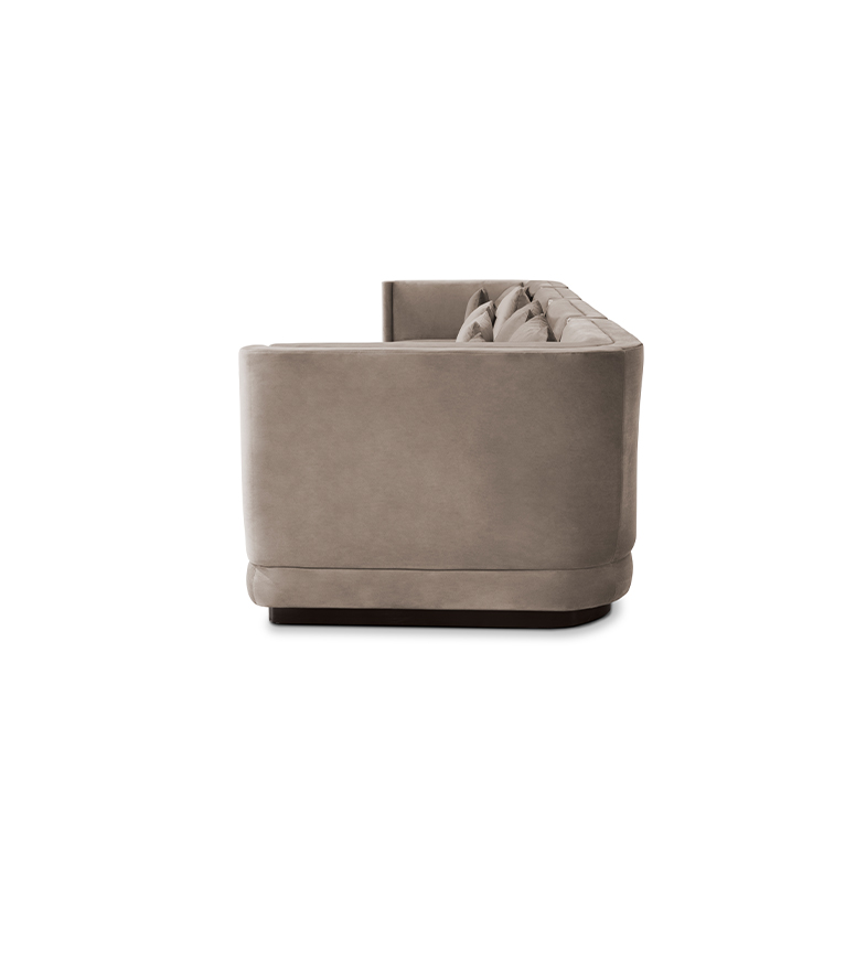 Orleans Modular Sofa - Upholstered in Velvet With a Modern Feeling - Home'Society