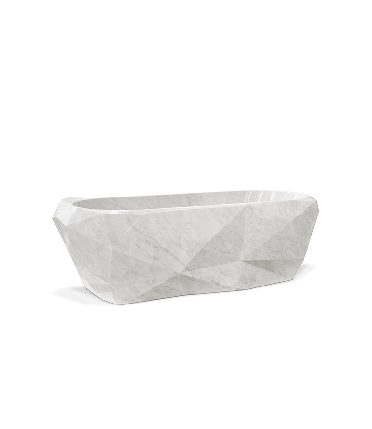 Diamond Marble Bathtub - With Irregular Shape - Home'Society