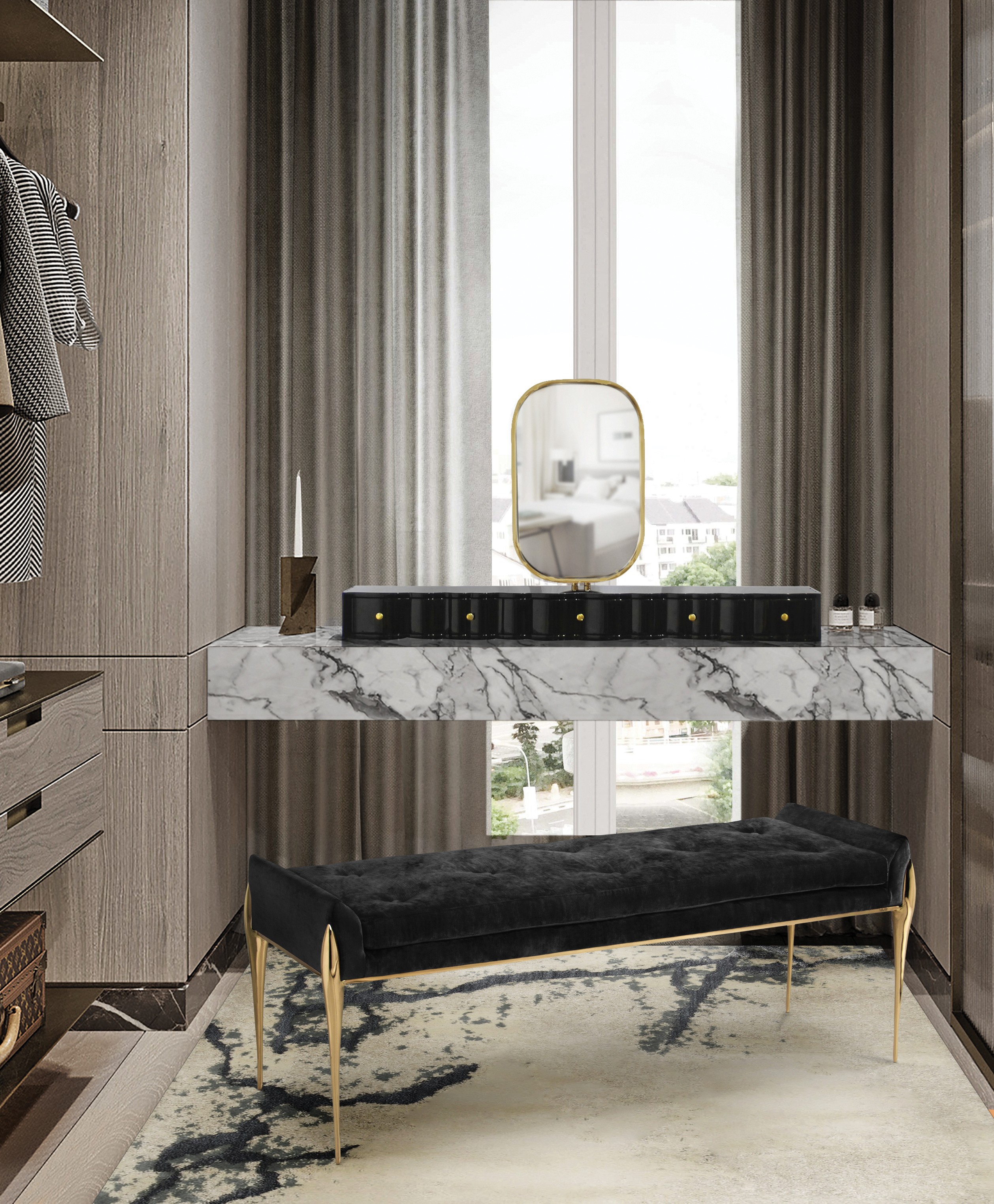 The Stiletto Bench Is the Ideal Accent Piece for a Stylish Bedroom - Home'Society
