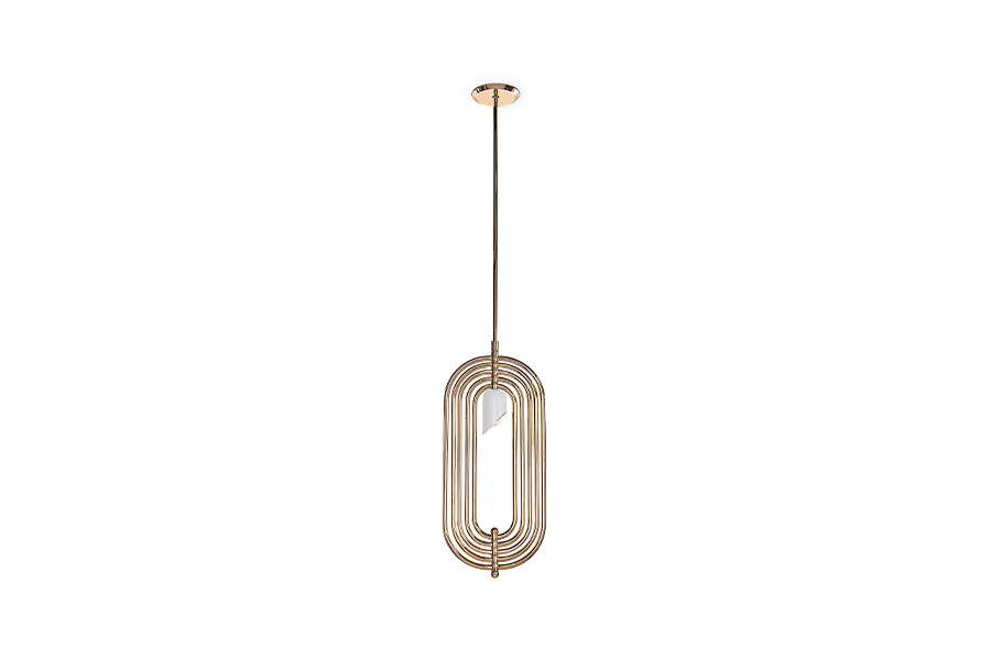 Turner Pendant Light - Features Brass And Aluminum Body With A Modern Design
