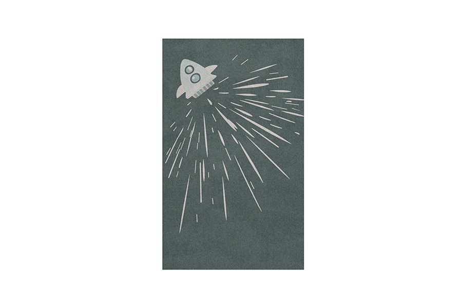 The Thunder Rocket Rug - Space Missions