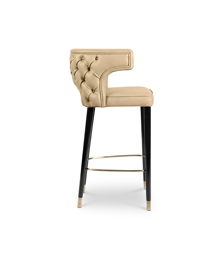 KANSAS Bar Chair - The Perfect Button-Tufted Back Chair For Any Occasion - Home'Society
