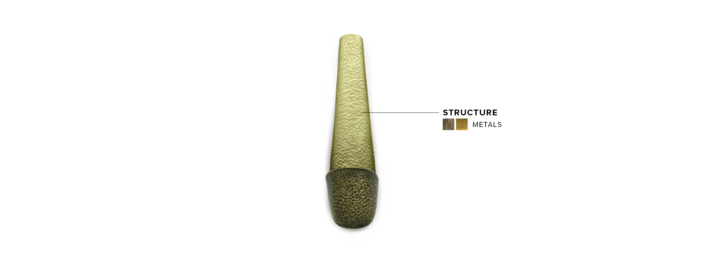 Eclipse Wall Light - Made In hammered Aged Brass With A Modern Design - Home'Society