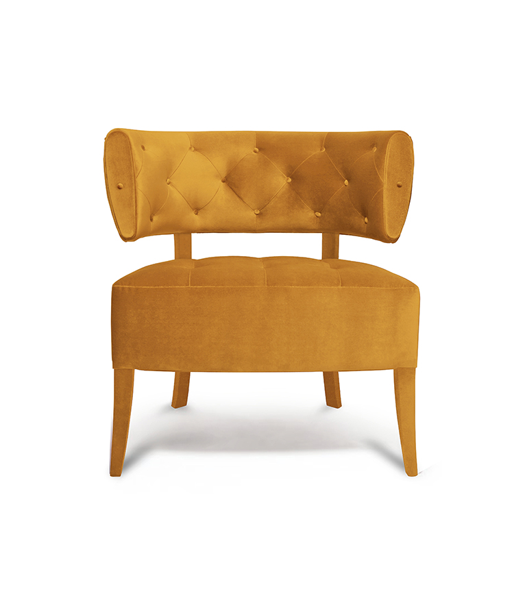 Zulu Armchair - Fully Upholsetered in Velvet Modern Contemporary Seating - Home'Society