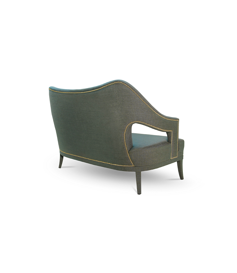 Nº20 2 Seat Sofa - With A Modern Design Fully Upholstered In Twill - Home'Society