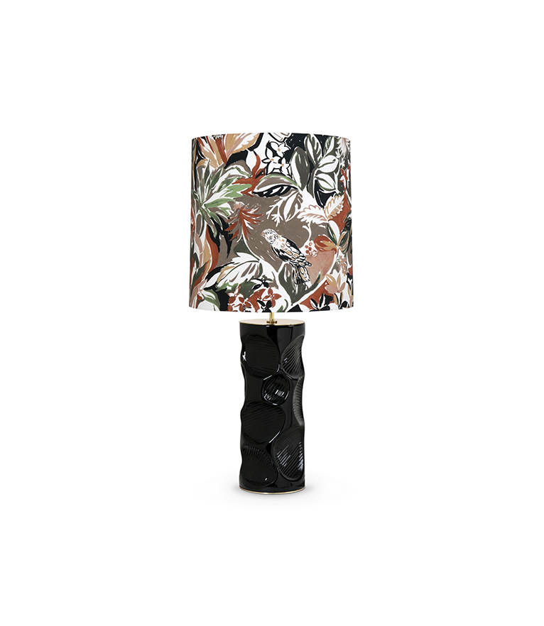 Amik Table Lamp - With Polished Brass Plates Contemporary Design - Home'Society
