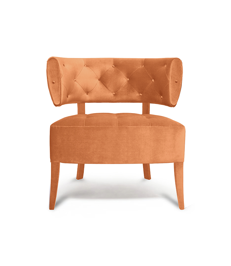 Zulu Armchair - Fully Upholsetered in Velvet Modern Contemporary Seating - Home'Society