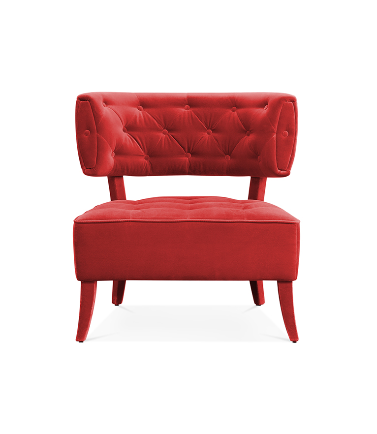 Zulu Armchair - Fully Upholsetered in Velvet Modern Contemporary Seating - Home'Society