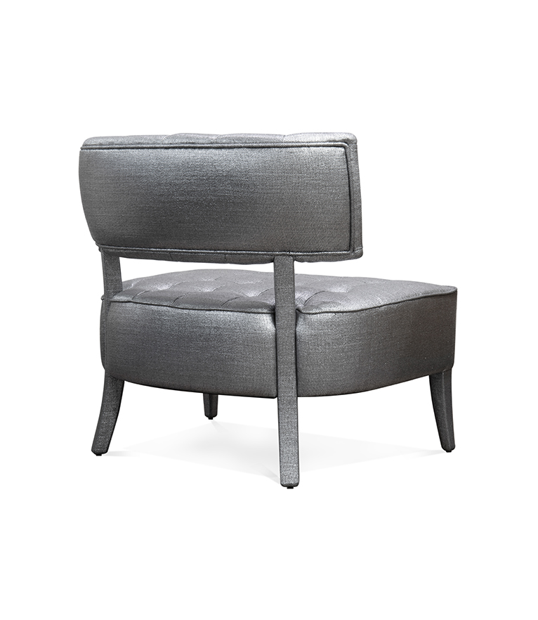 Zulu Armchair - Fully Upholsetered in Velvet Modern Contemporary Seating - Home'Society