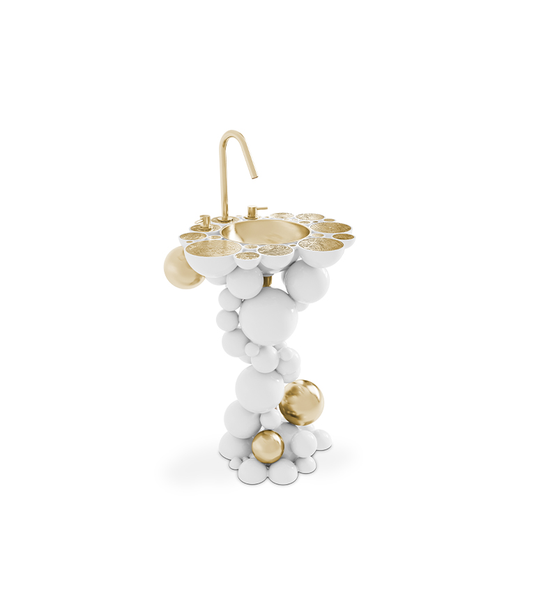 Newton Pedestal Sink - The Physics-Defying in Casted Metal Wonder - Home'Society