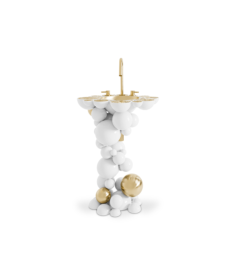Newton Pedestal Sink - The Physics-Defying in Casted Metal Wonder - Home'Society
