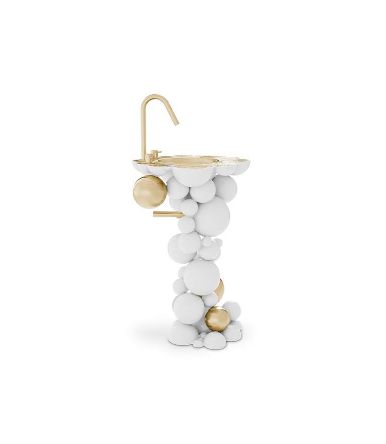 Newton Pedestal Sink - The Physics-Defying in Casted Metal Wonder - Home'Society