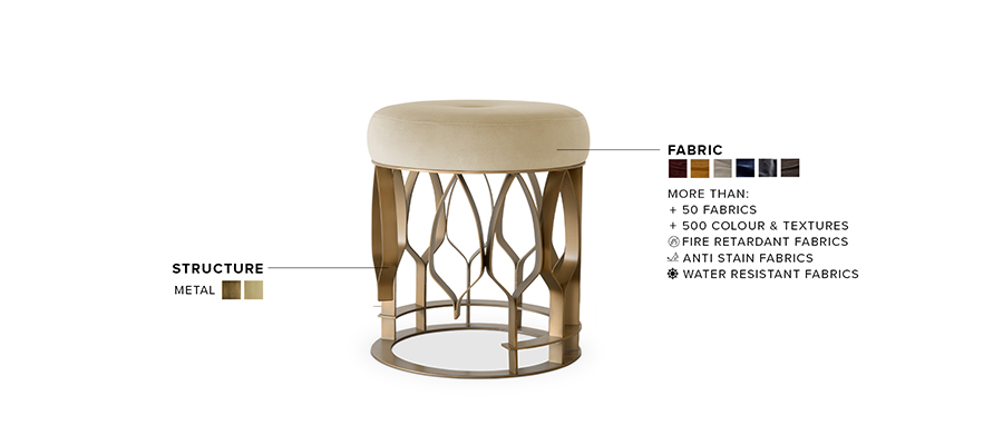 Mecca Stool - A Luxurious Seating Inspired by Tradition - Home'Society