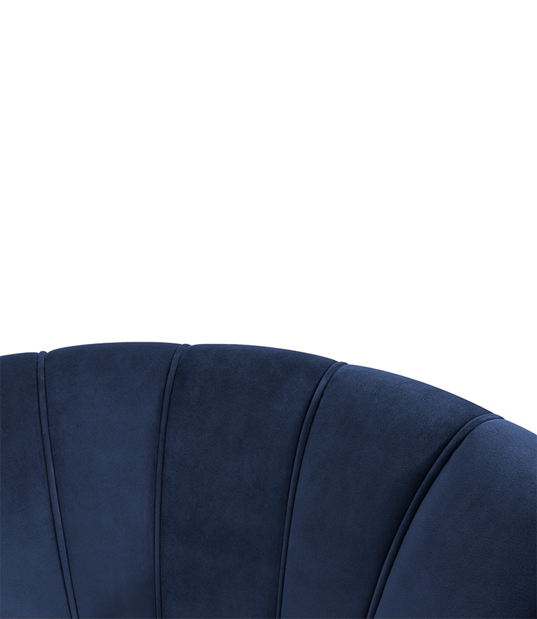Begonia Dining Chair - Fully Upholstered in Cotton Velvet With A Modern Design - Home'Society